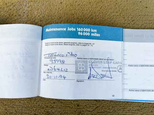 1986 Mercedes-Benz W126 560SEC Te koop (foto 185 van 192)