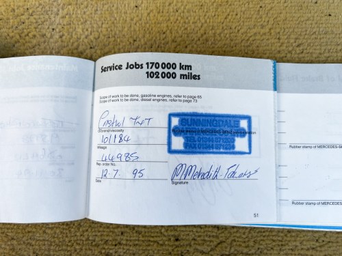 1986 Mercedes-Benz W126 560SEC Te koop (foto 186 van 192)