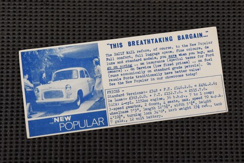 1959 Ford Popular In vendita (immagine 145 di 149)