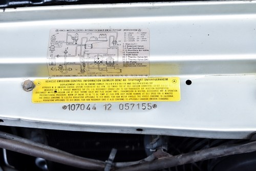 1979 Mercedes-Benz R107 450SL Convertible For Sale (picture 85 of 114)