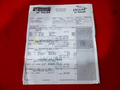 1995 Jaguar XJS Convertible 4,0L I6 In vendita (immagine 97 di 99)