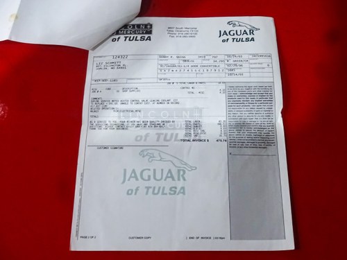 1995 Jaguar XJS Convertible 4,0L I6 In vendita (immagine 98 di 99)