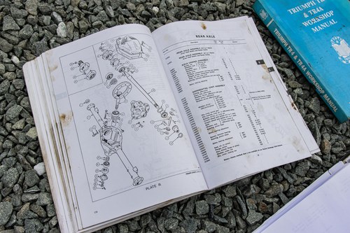 1964 Triumph TR4 ‘Surrey Top’ till salu (bild 93 av 98)