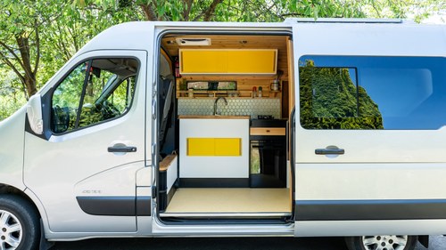 2012 Renault Master MM33 DCI 100 MWB Medium Roof Camper En venta (imagen 129 de 342)