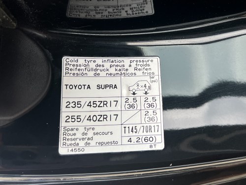 1994 Toyota Supra A80 Twin Turbo UK Spec RHD En venta (imagen 108 de 187)