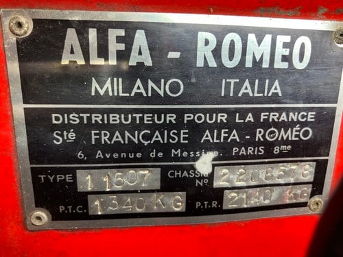 1972 Alfa Romeo Spider Series 2 1600 Junior à vendre (picture 69 of 89)