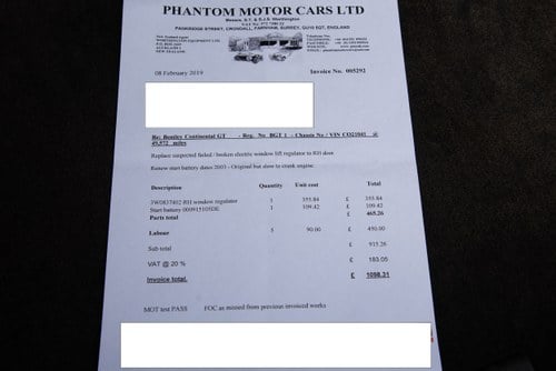 2004 Bentley Continental GT W12 à vendre (picture 252 of 298)