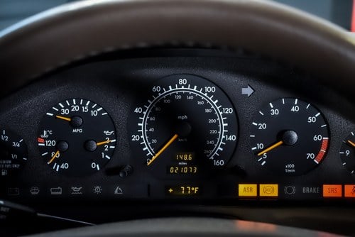 1997 Mercedes-Benz R129 SL500 Convertible 5,0L V8 (21k miles) In vendita (immagine 43 di 103)