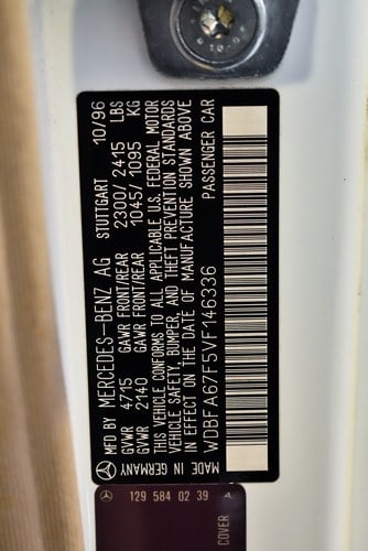 1997 Mercedes-Benz R129 SL500 Convertible 5,0L V8 (21k miles) In vendita (immagine 91 di 103)