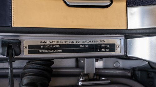 2005 Bentley Continental GT In vendita (immagine 77 di 181)