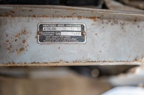 1964 Mercedes-Benz 190 (W110) à vendre (picture 184 of 308)