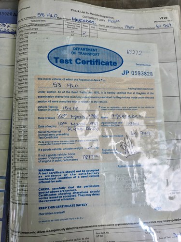 1964 Mercedes-Benz 190 (W110) à vendre (picture 284 of 308)