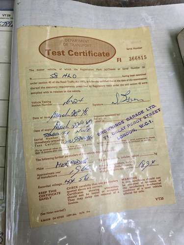 1964 Mercedes-Benz 190 (W110) à vendre (picture 286 of 308)