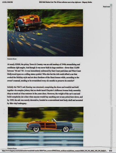 1947 Chrysler Town & Country Convertible In vendita (immagine 238 di 251)