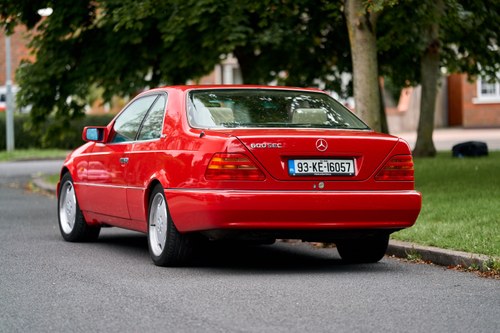 1993 Mercedes-Benz W140 600SEC V12 Te koop (foto 30 van 189)