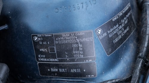 2003 BMW E46 M3 Convertible SMG II zum Verkauf (Bild 211 von 271)