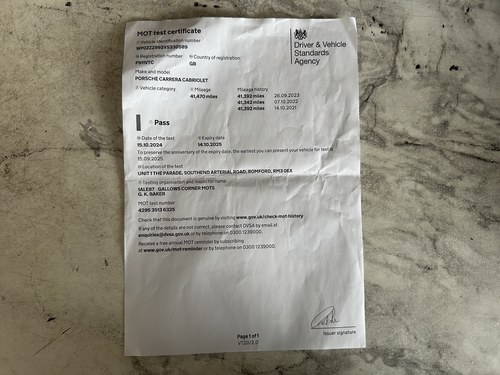 1998 Porsche 993 911 Carrera Cabriolet Tiptronic For Sale (picture 126 of 131)