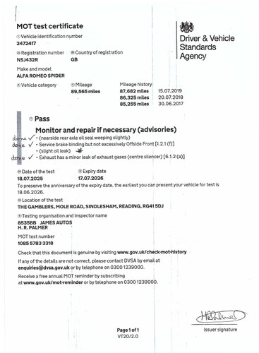 1976 Alfa Romeo Spider Series 2 2000 Veloce à vendre (picture 216 of 217)