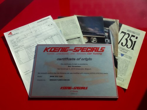 1987 BMW (E32) 730i 'Koenig Specials' (1/25) For Sale (picture 169 of 172)