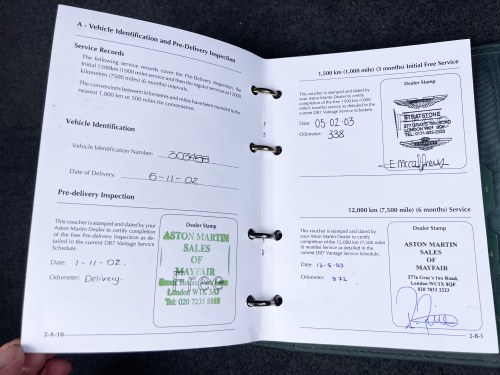 2003 Aston Martin DB7 V12 For Sale (picture 149 of 155)