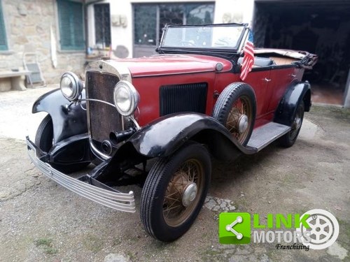 Chevrolet Independence Phaeton Torpedo 3.2, anno 1931, cons For Sale