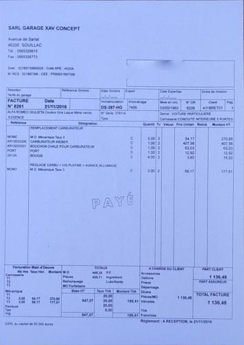 1963 Alfa Romeo Giulietta Spider 1600 Tipo 101 In vendita (immagine 136 di 143)