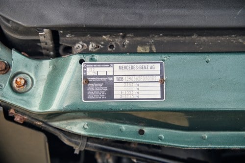 1991 Mercedes-Benz R129 SL500 In vendita (immagine 149 di 227)