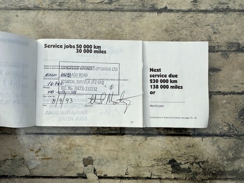 1991 Mercedes-Benz R129 SL500 In vendita (immagine 191 di 227)