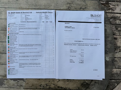1991 Mercedes-Benz R129 SL500 In vendita (immagine 220 di 227)