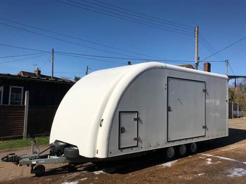 2009 Brian James covered trailer, Sold SOLD