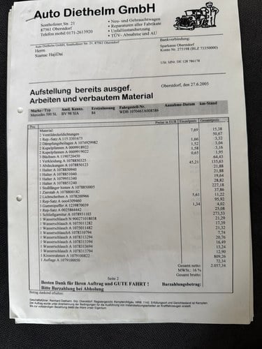 1984 Mercedes-Benz R107 500SL Te koop (foto 251 van 269)