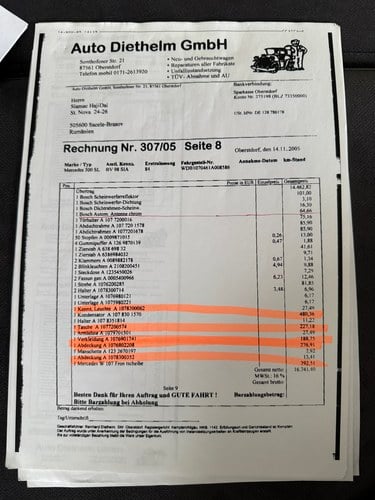 1984 Mercedes-Benz R107 500SL Te koop (foto 258 van 269)