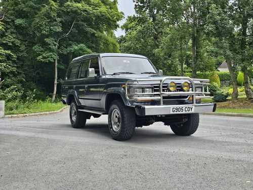 1990 Toyota Land Cruiser HJ60 4L 12H-T Turbo Diesel VX High Roof In vendita (immagine 59 di 196)