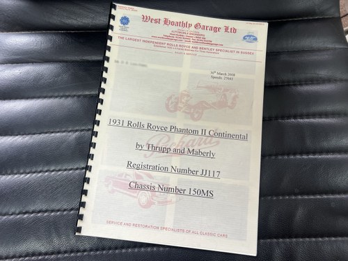 1932 Rolls Royce Phantom II 40/50 Continental by Thrupp & Maberly For Sale (picture 60 of 170)