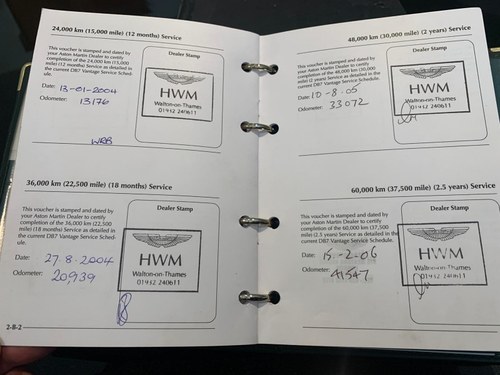 2002 Aston Martin DB7 Vantage zum Verkauf (Bild 173 von 179)