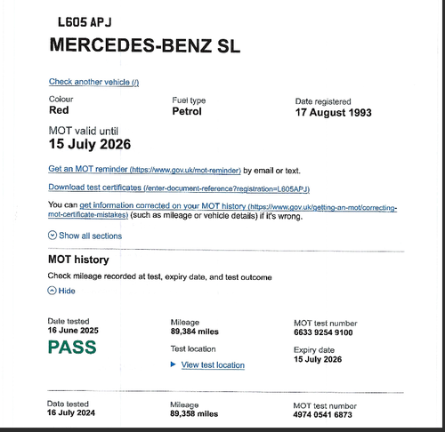 1993 Mercedes-Benz SL320 R129 For Sale (picture 166 of 176)