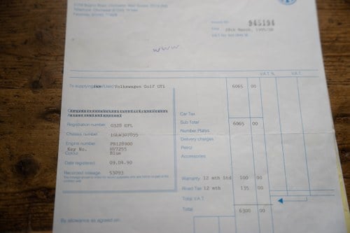 1990 Volkswagen Golf Mk2 GTI 1.8L 8V In vendita (immagine 136 di 143)