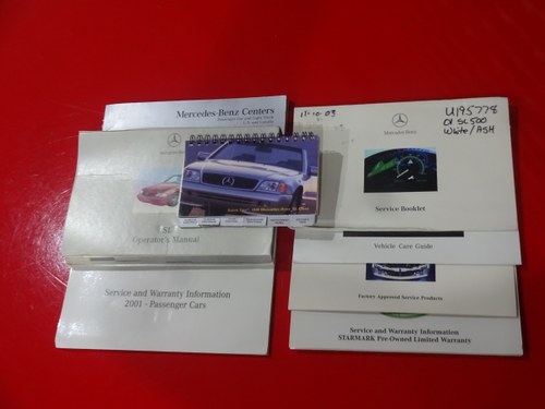 2001 Mercedes-Benz R129 SL500 Convertible 5,0L V8 AMG In vendita (immagine 113 di 115)