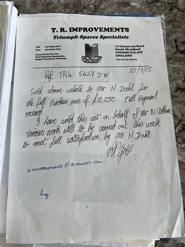 1962 Triumph TR4 Surrey Top zum Verkauf (Bild 247 von 253)