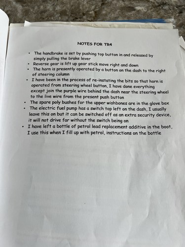 1962 Triumph TR4 Surrey Top zum Verkauf (Bild 250 von 253)