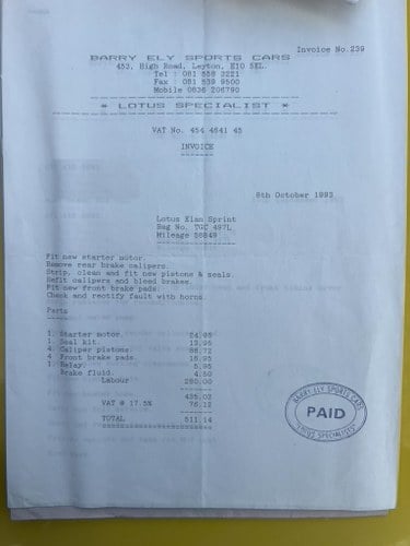 1972 Lotus Type G Elan Sprint DHC En venta (imagen 119 de 121)