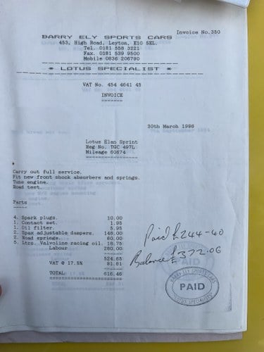1972 Lotus Type G Elan Sprint DHC En venta (imagen 120 de 121)