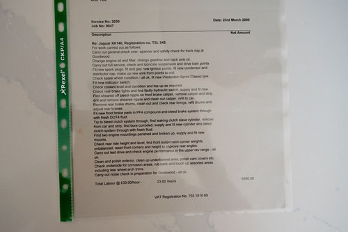 1956 Jaguar XK140 OTS RHD En venta (imagen 162 de 178)