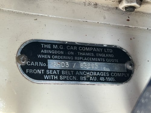 1966 MG MGB GT For Sale (picture 101 of 137)