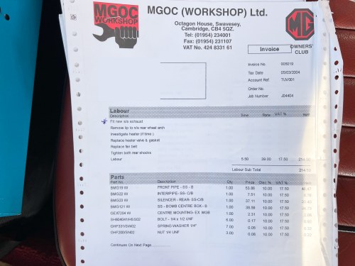 1966 MG MGB GT For Sale (picture 134 of 137)