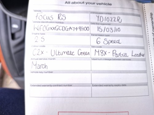 2010 Ford Focus MK2 RS 430bhp à vendre (picture 52 of 62)
