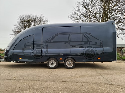 2015 Woodford RL5000 Enclosed  car trailer SOLD