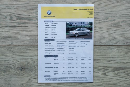 1998 BMW E46 328i SE Automatic 38,764 miles! Te koop (foto 231 van 236)