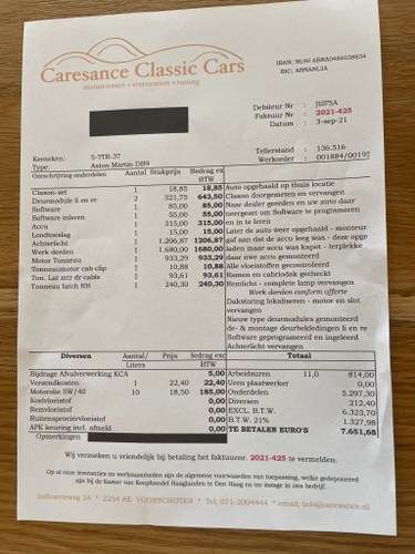 2007 Aston Martin DB9 Volante Convertible 5,9L V12 Te koop (foto 130 van 139)