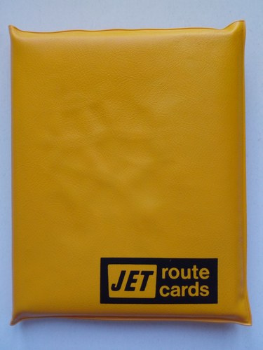 1970 Jet fuel map, route cards & gazeteer. VENDUTO